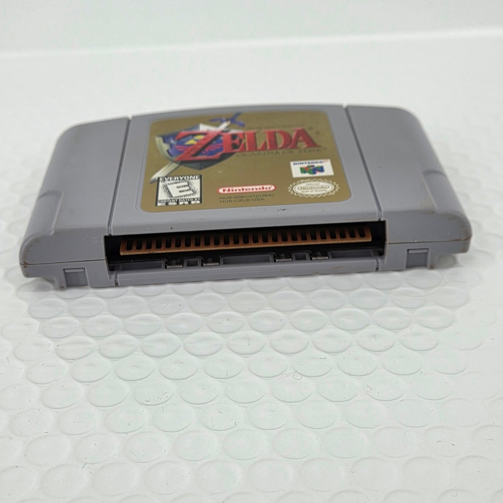 The Legend of Zelda Ocarina of Time Nintendo 64 N64 Game NUS-006 Gold Tested - Picture 3 of 9